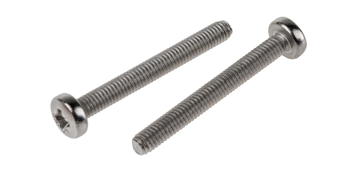 Product image for A2 s/steel cross pan head screw,M4x35mm