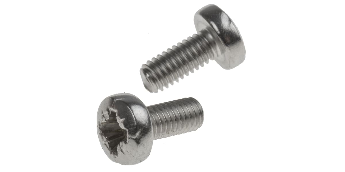 Product image for A2 s/steel cross pan head screw,M3.5x8mm