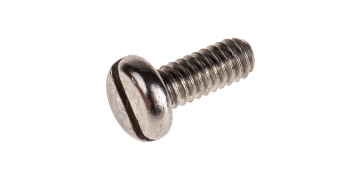 Product image for A2 s/steel slot pan head screw,M2x3mm