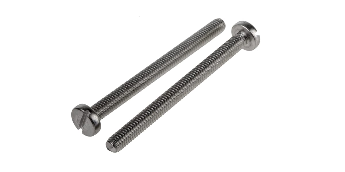 Product image for A2 s/steel slot pan head screw,M6x70mm