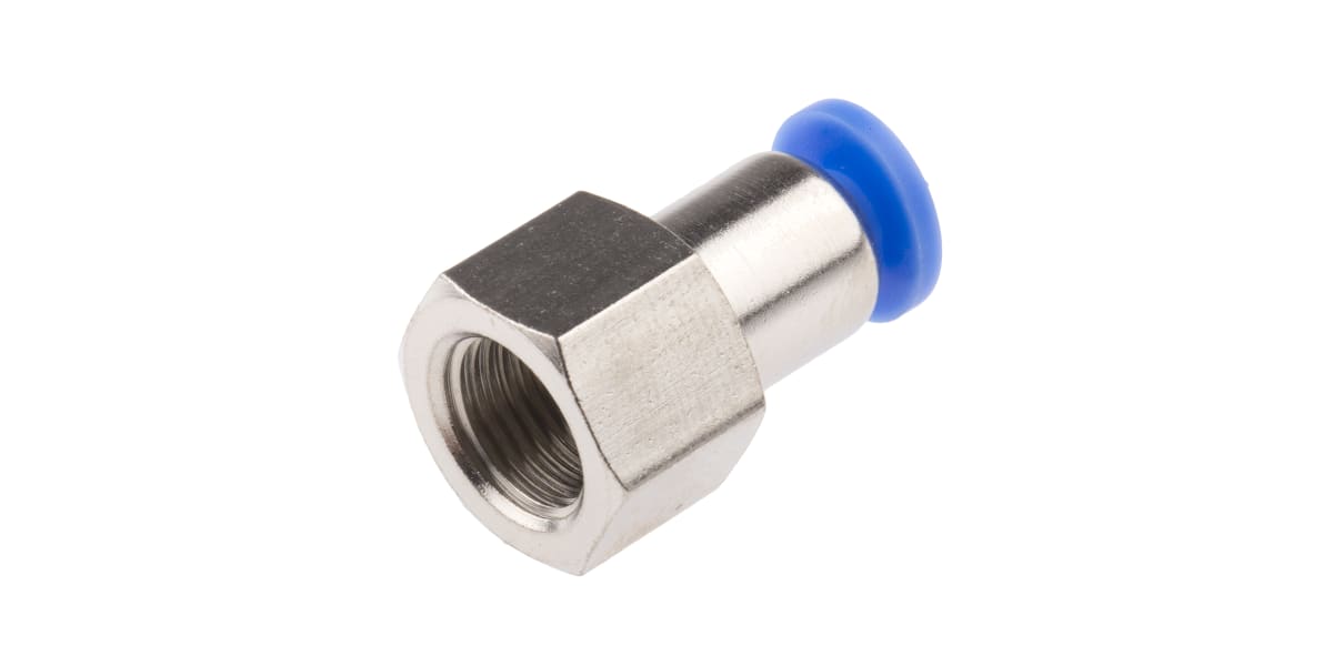 Product image for Female Straight Adaptor, R1/8" x 4 mm