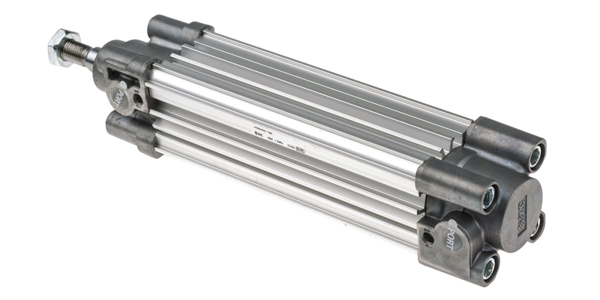 Product image for ISO Cylinder w/Air Cushion, 32 x 100mm