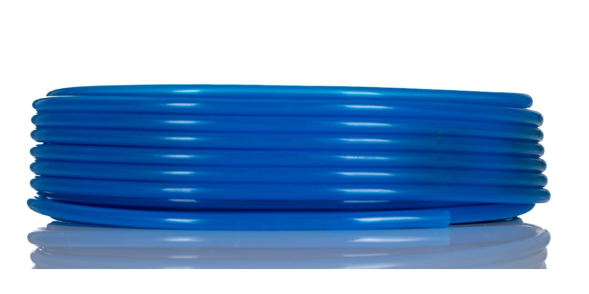 Product image for Polyurethane Tube, Blue, 5mm ID, 8mm OD
