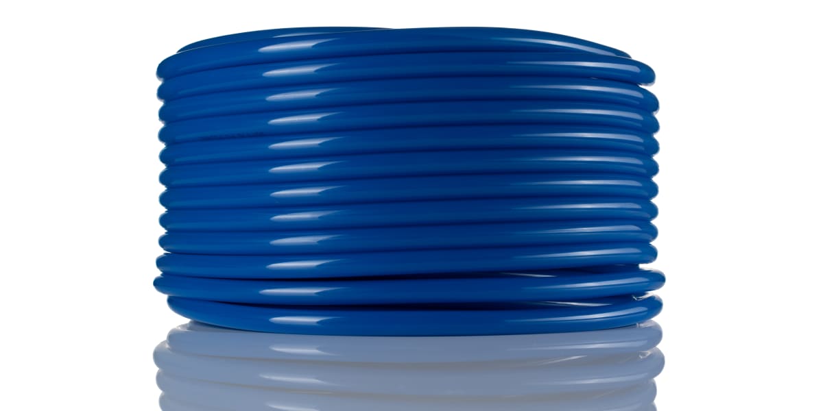 Product image for Polyurethane Tube, Blue, 9mm ID, 12mm OD