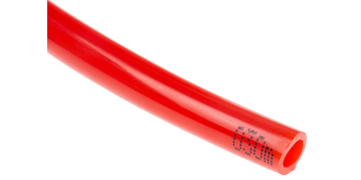 Product image for Polyurethane Tube, Red, 4mm ID, 6mm OD