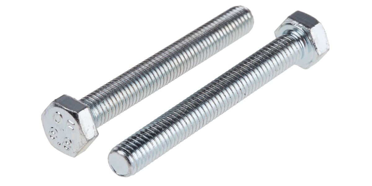 Product image for ZnPt stl high tensile set screw,M5x40