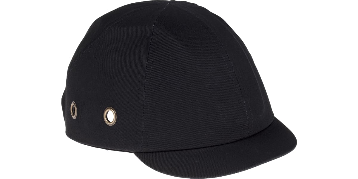 Product image for Short peak bump cap, 3cm, black