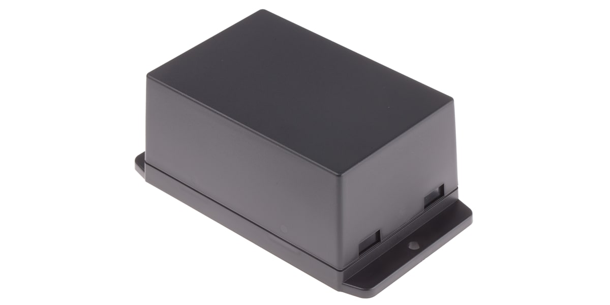 Product image for Flanged Utility Case, Black, 105x70x50mm