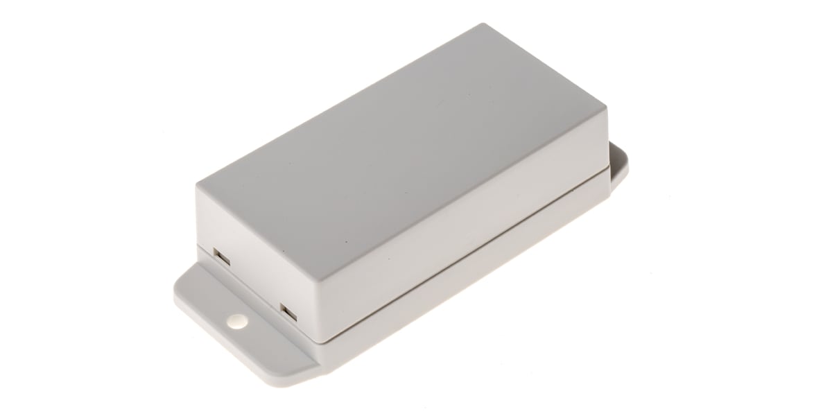 Product image for Flanged Utility Case, White, 90x45x27mm