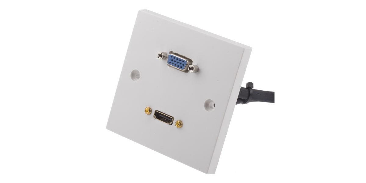 Product image for Single faceplate HDMI/SVGA stub