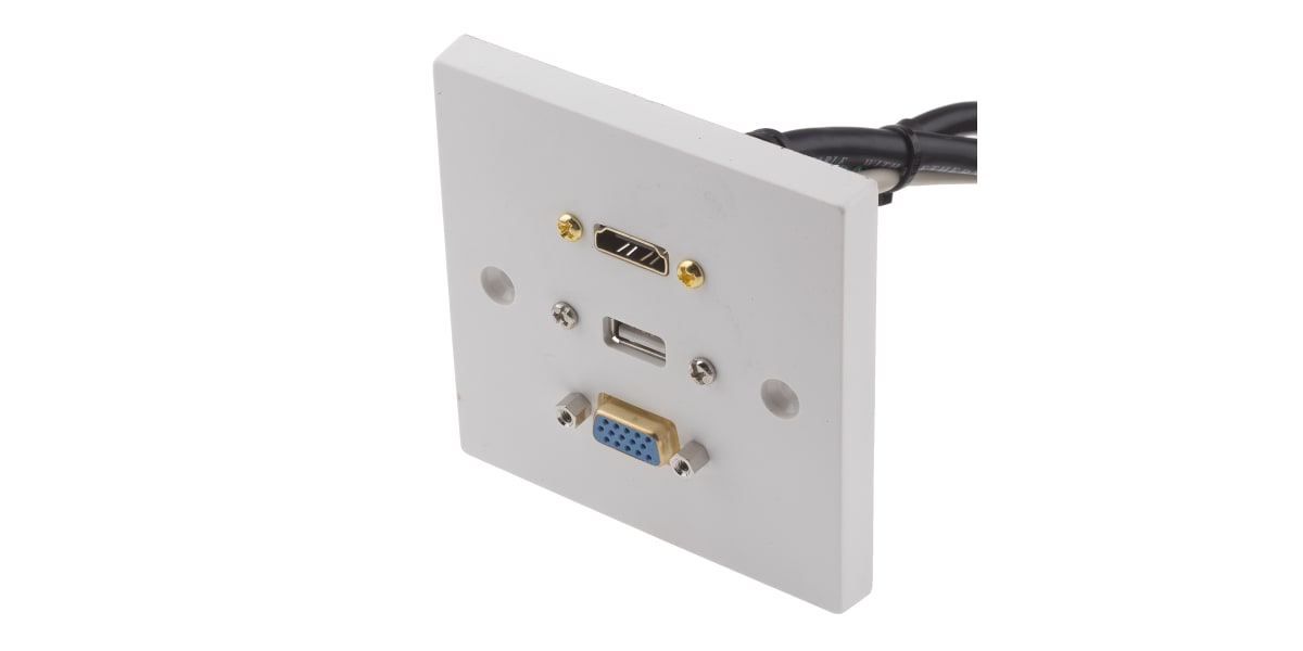 Product image for SINGLE FACEPLATE HDMI/SVGA/USB STUB 5M