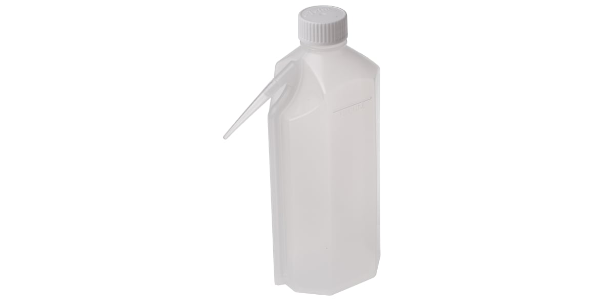 Product image for Hexagonal washbottle,LDPE,28mm cap,500ml