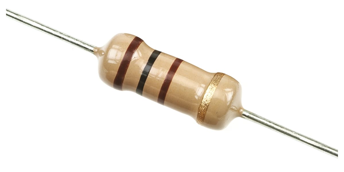 Product image for CFR100 carbon film resistor,100R 1W