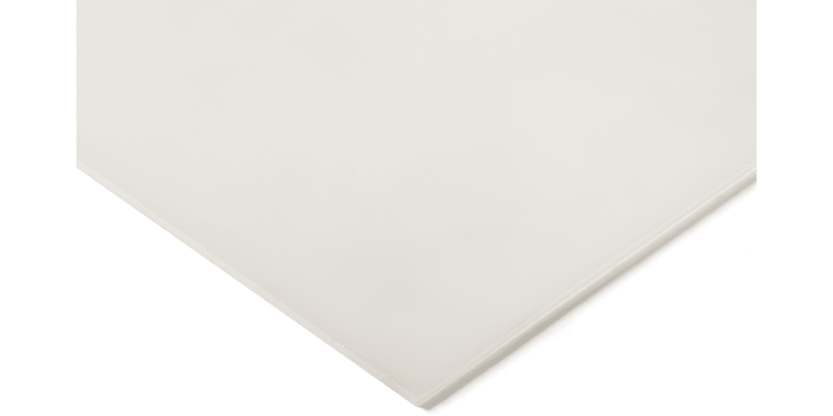 Product image for White polyethylene sheet,500x500x20mm