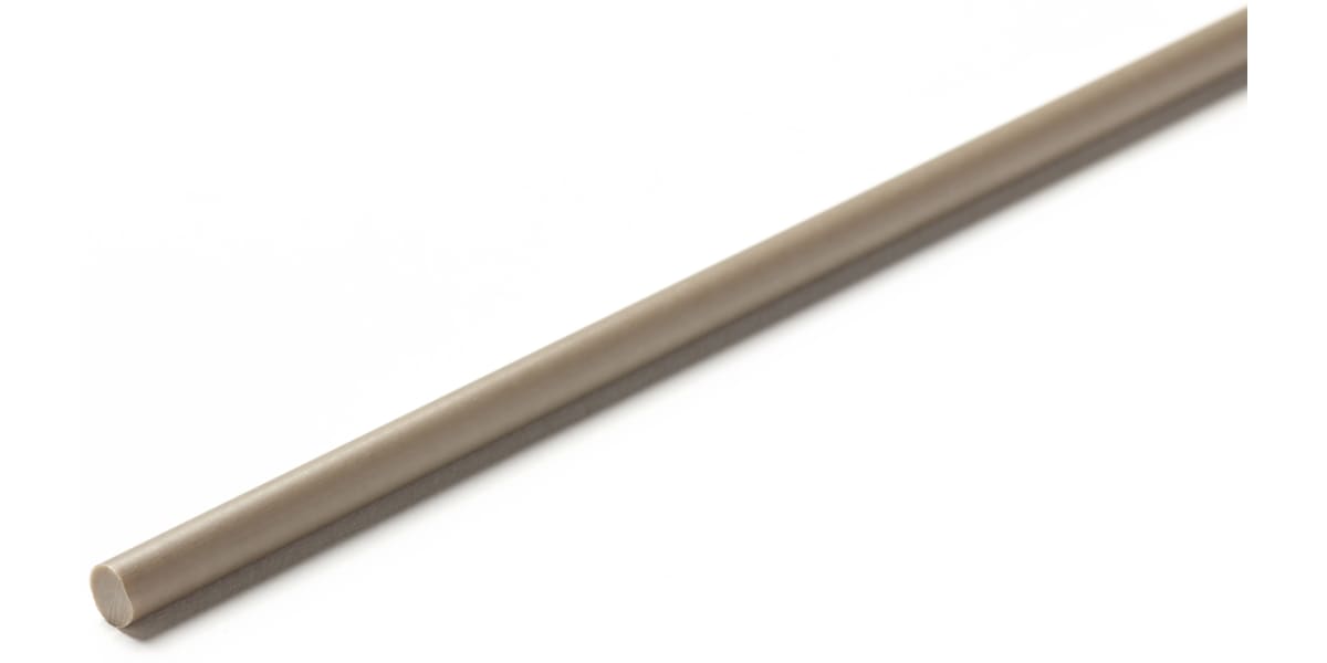 Product image for Acetal plastic rod stock,1m L 50mm dia