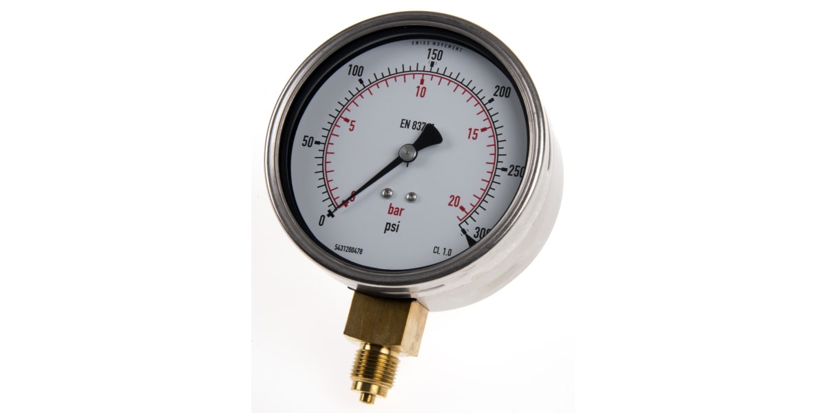 Product image for Pressure gauge,0-300psi