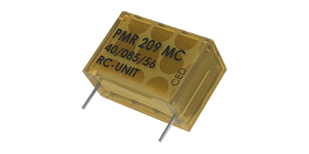 Product image for PMR209 PCB mount,0.1uF 47R250Vac