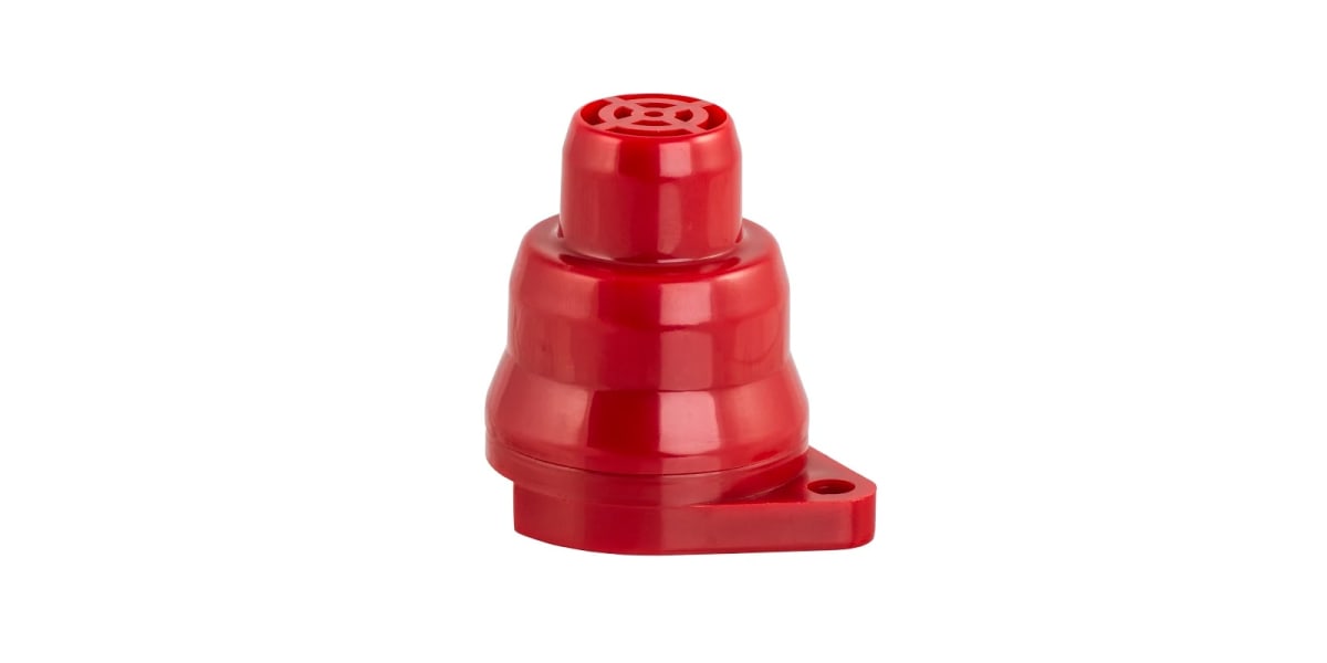 Product image for Moflash AE30M Red Single Tone Buzzer, 24 V, 75dB at 1 Metre, Panel Mount, IP34