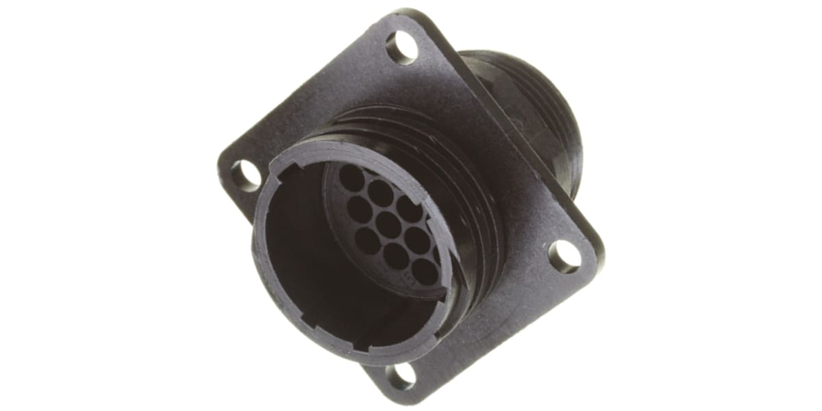 Product image for 14 way pin contact fixed receptacle,13A