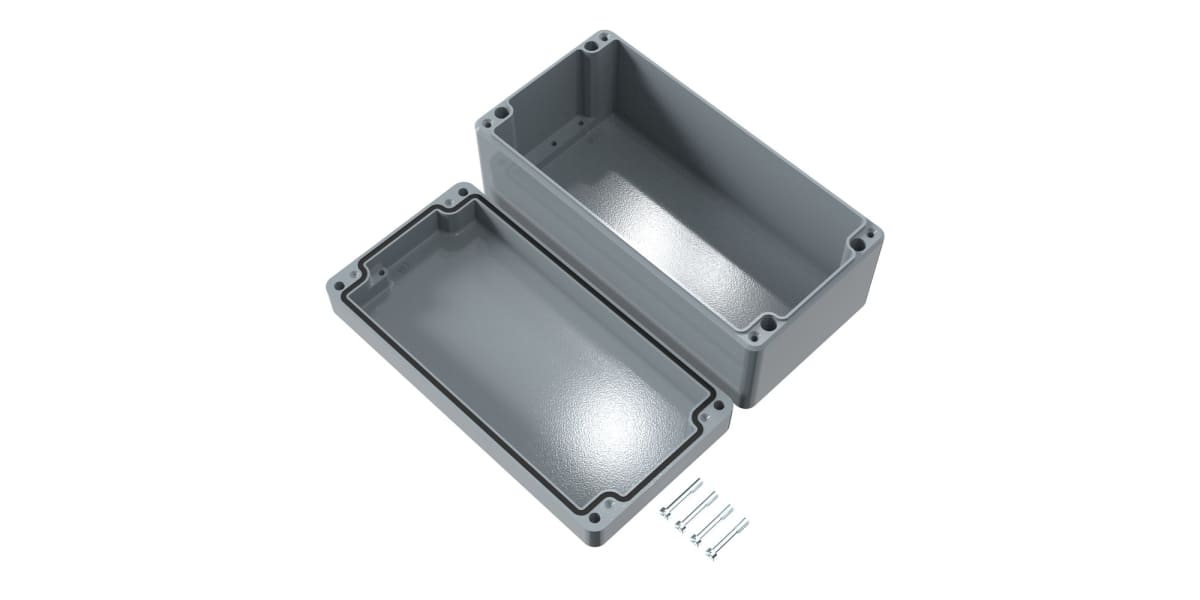 Product image for IP66 ALUMINIUM ENCLOSURE,200X100X80MM