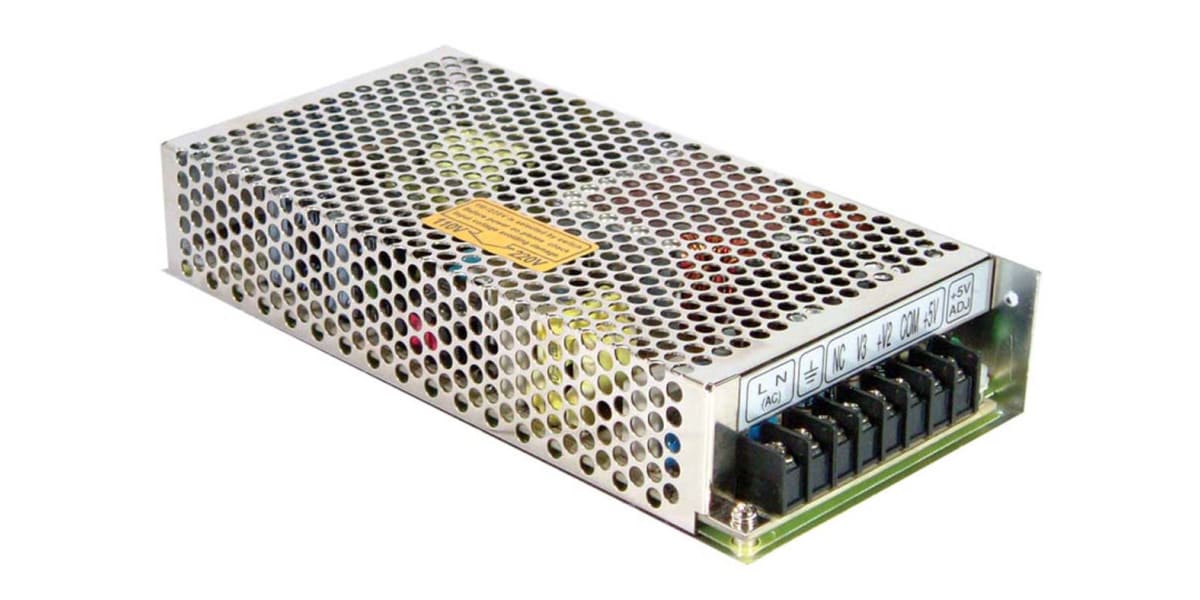 Product image for POWER SUPPLY,RQ-125B,5/12/-5/-12V,120W