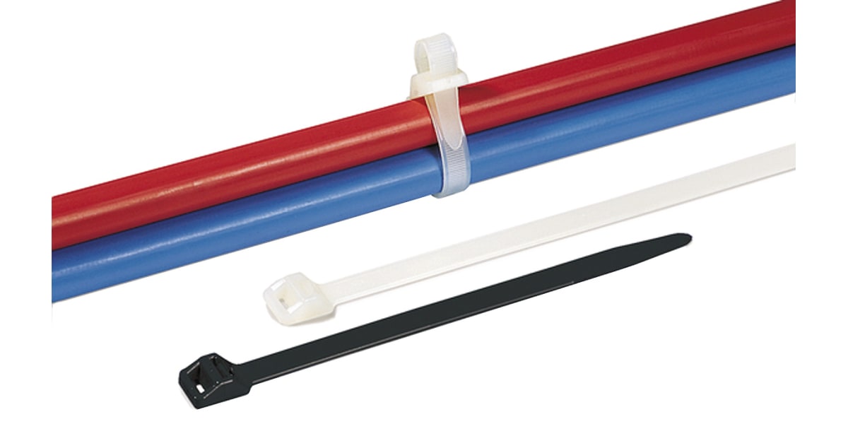 Product image for Nat. Releasable Cable Tie, 770x8.9mm