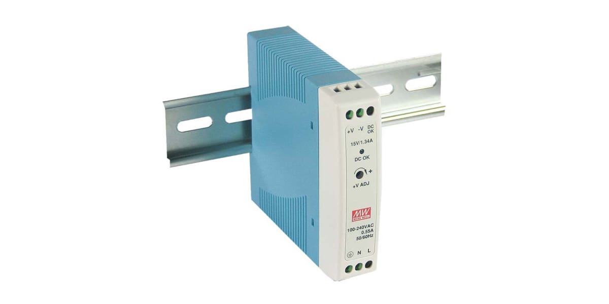 Product image for MDR-20-12 MINI DIN RAIL,12V 1.67A