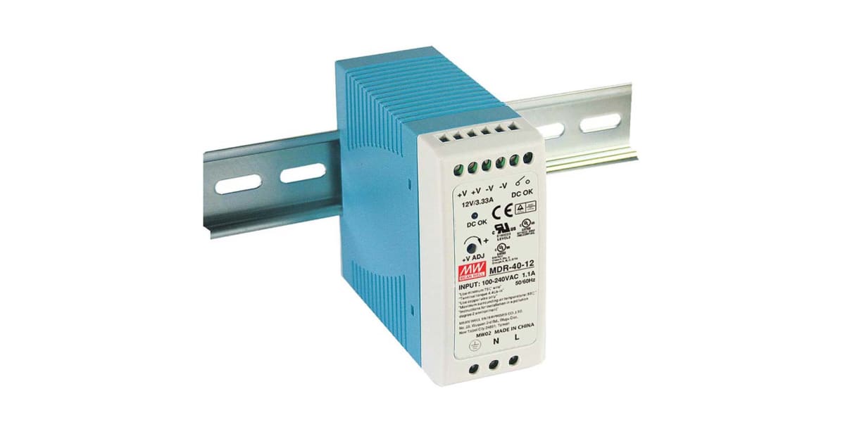 Product image for MDR-40-5 MINI DIN RAIL,5V 6A