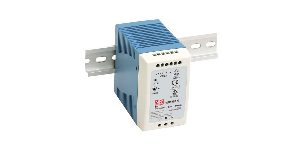 Product image for MDR-100-12 MINI DIN RAIL,12V 7.5A