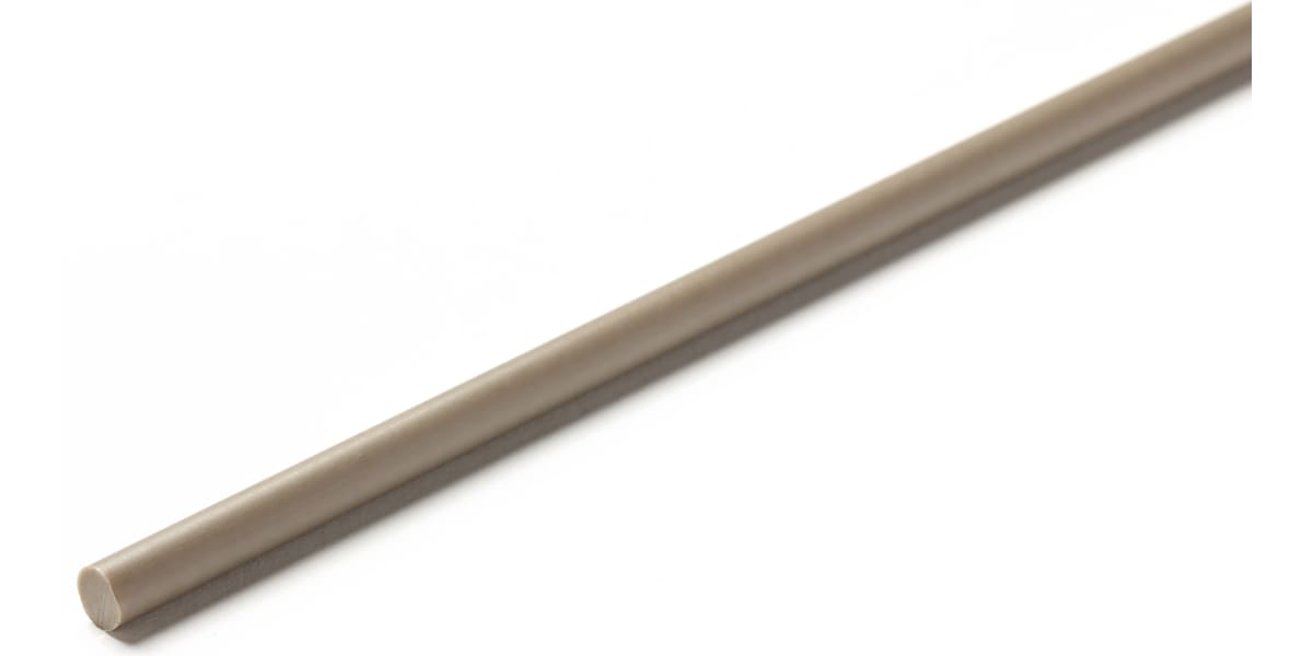 Product image for Acetal plastic rod stock,1m L 8mm dia