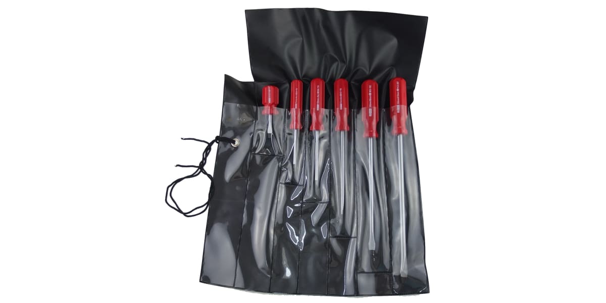 Product image for 6PCS SQ BLADE ENGINEERS SCREWDRIVER SET