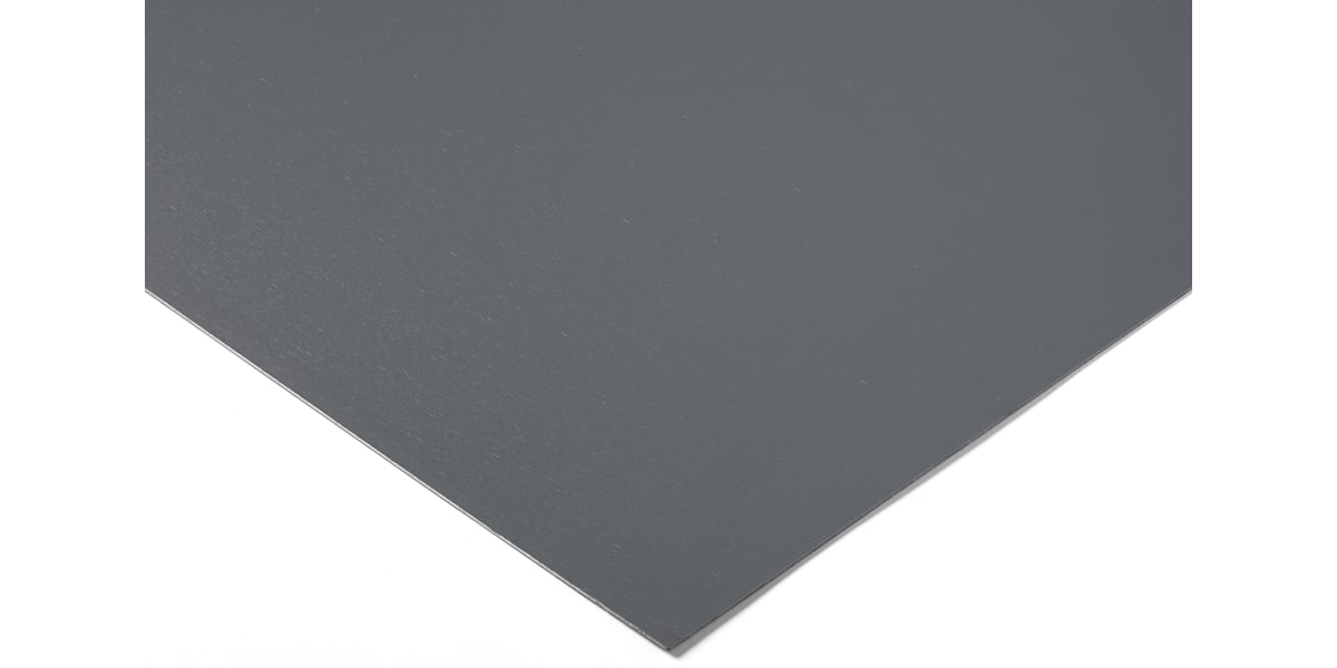 Product image for Grey PVC sheet stock,1000x500x3mm