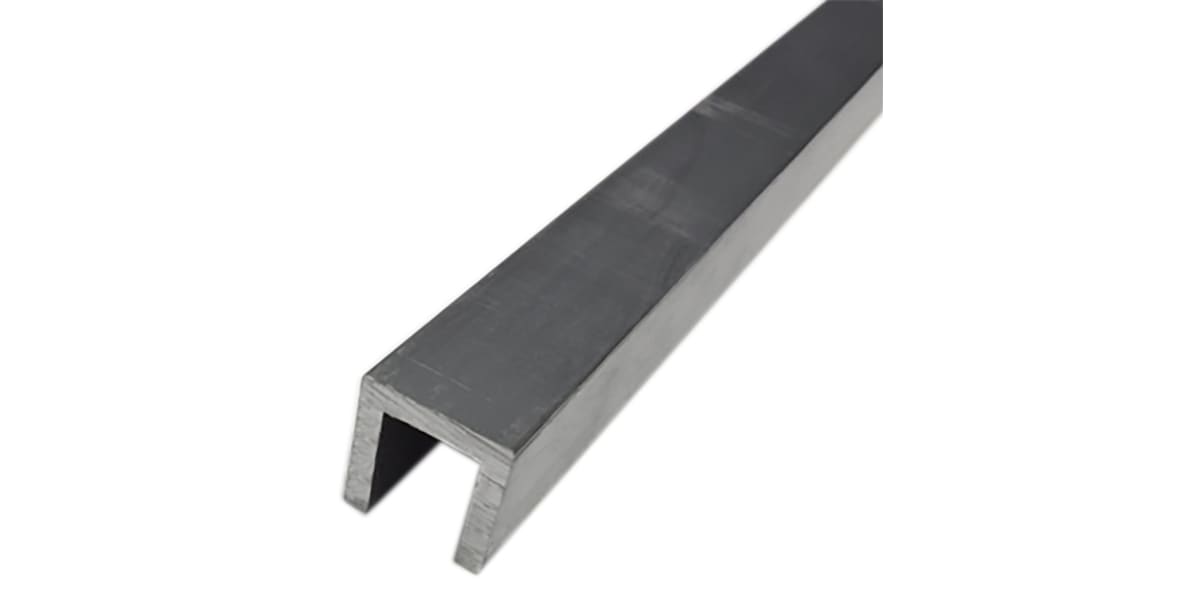 Product image for HE9TF Al channel stock,3/4x3/4in 1/8in