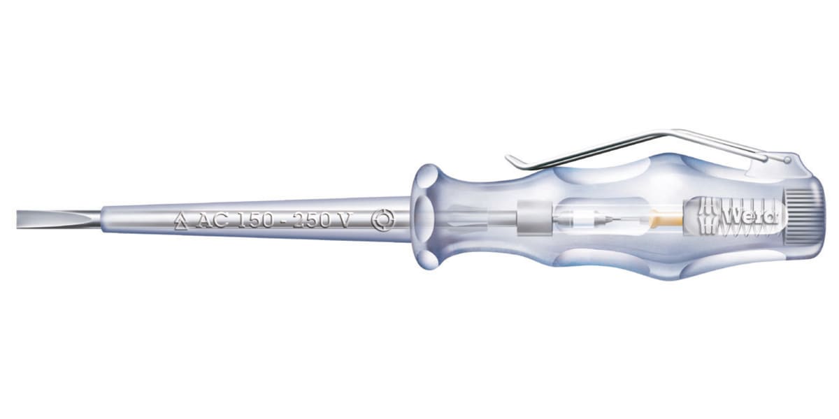 Product image for VDE INSULATED MAINS TEST SCREWDRIVER