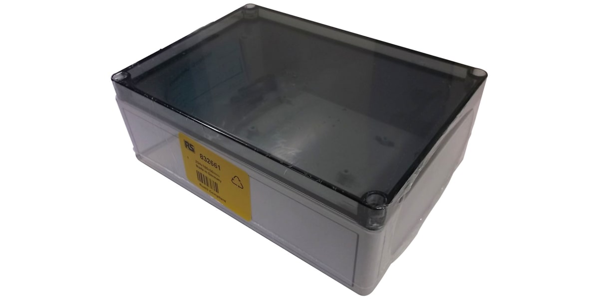 Product image for ENCLOSURE,CLEAR LID,254X180X90MM