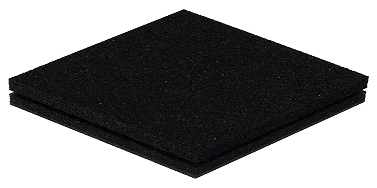 Product image for Black Polyether Foam,1000x1000x12mm