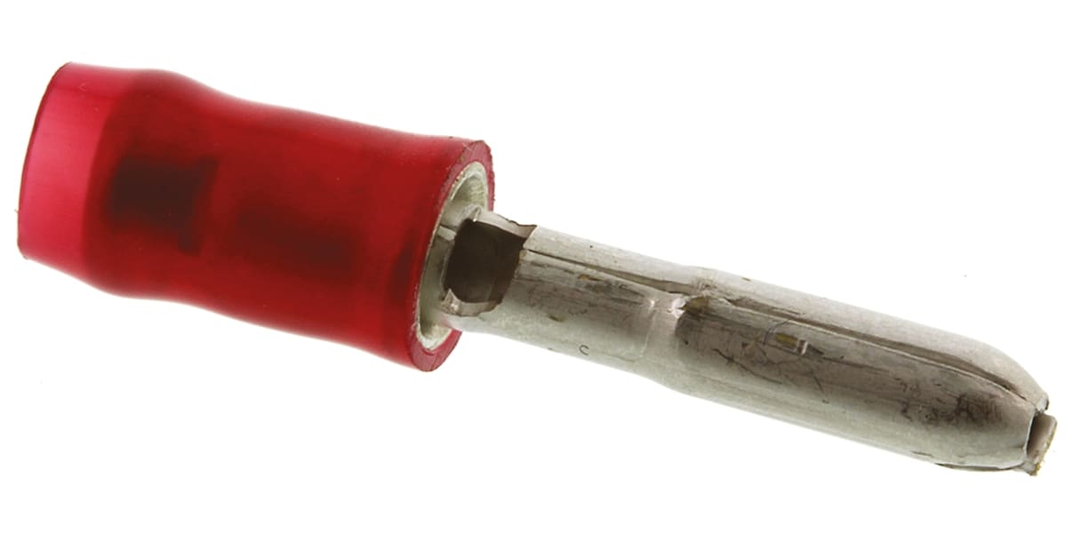 Product image for Bullet terminal, PIDG, red, AWG 20-15