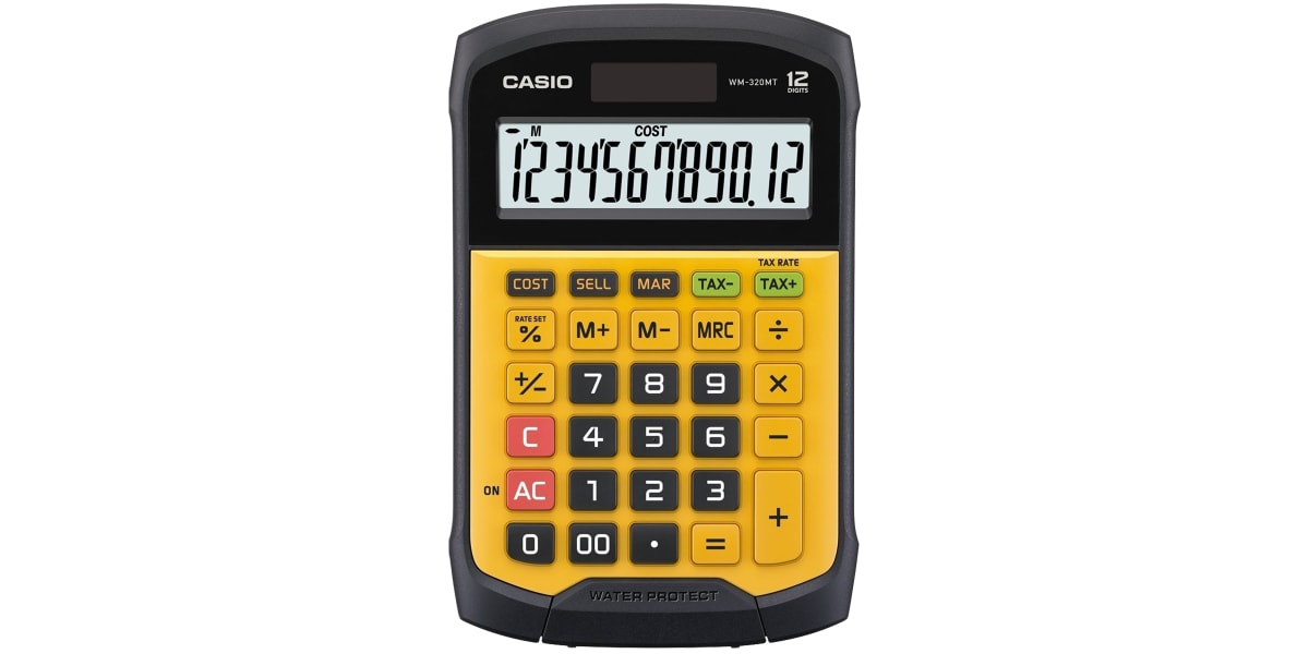 Product image for CASIO LARGE 12 DIGIT DESKTOP CALCULATOR