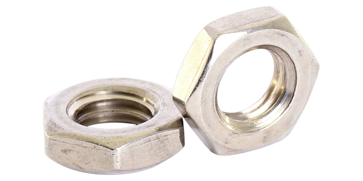 Product image for M20 A2 S/Steel Locking Half Nut,Din 439