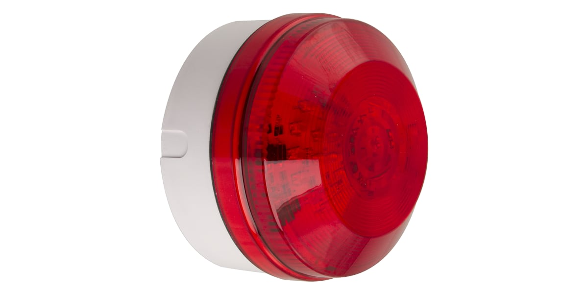 Product image for Moflash LED195 Red LED Beacon, 20 → 30 V ac/dc, Flashing, Surface Mount, Wall Mount