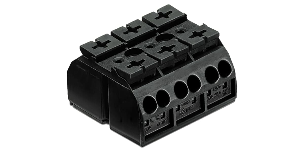 Product image for 4-CONDUCTOR CHASSIS-MOUNT TERMINAL STRIP