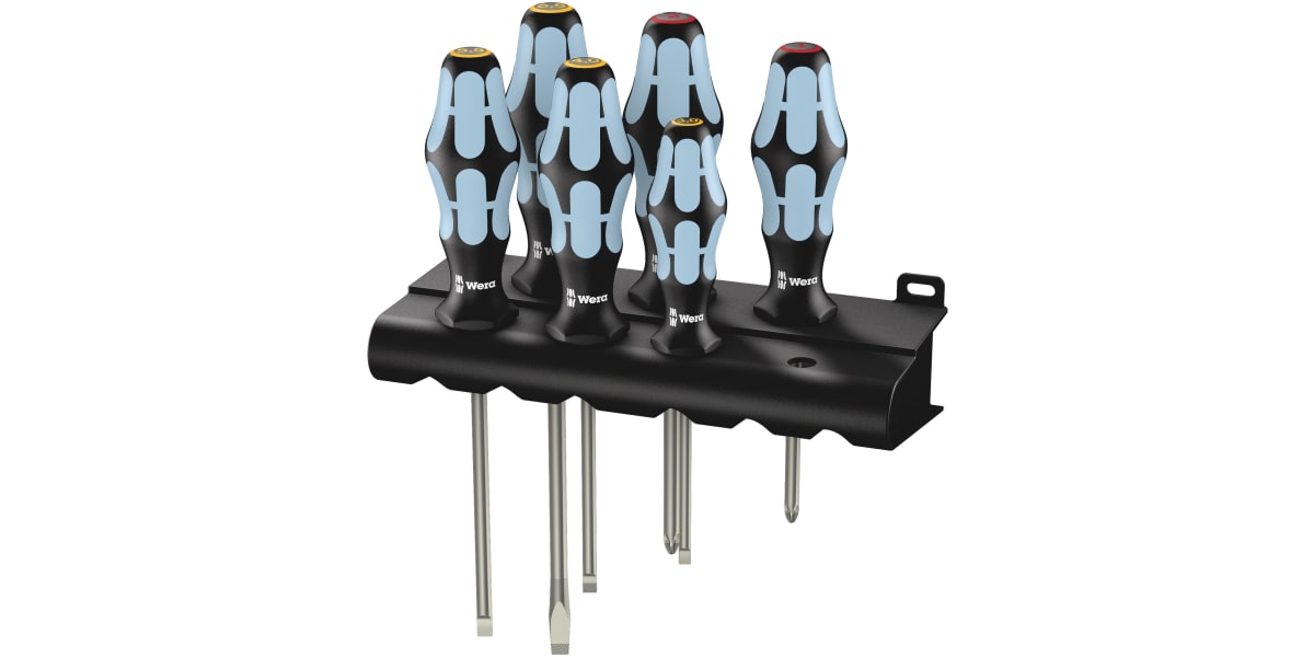 Product image for 3334/6 STAIN STEEL SCREWDRIVE SET 6PCS