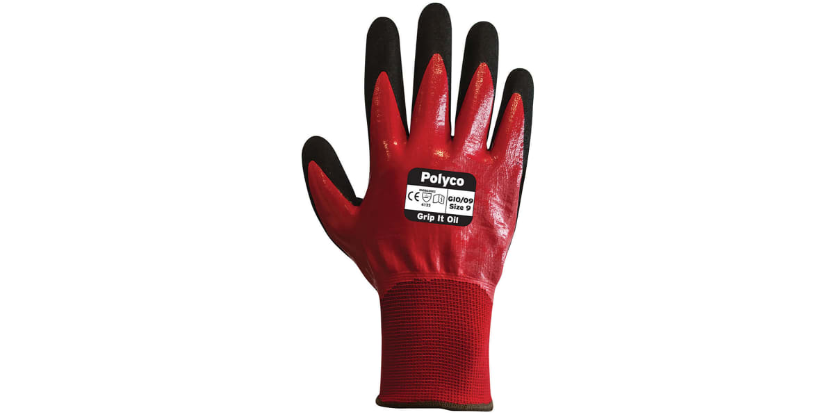 Product image for POLYCO GRIP IT OIL SZ 7 GLOVES