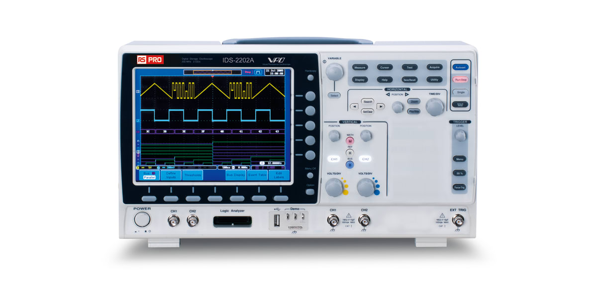 Product image for 200MHz,2-channel,Visual Persistence DSO