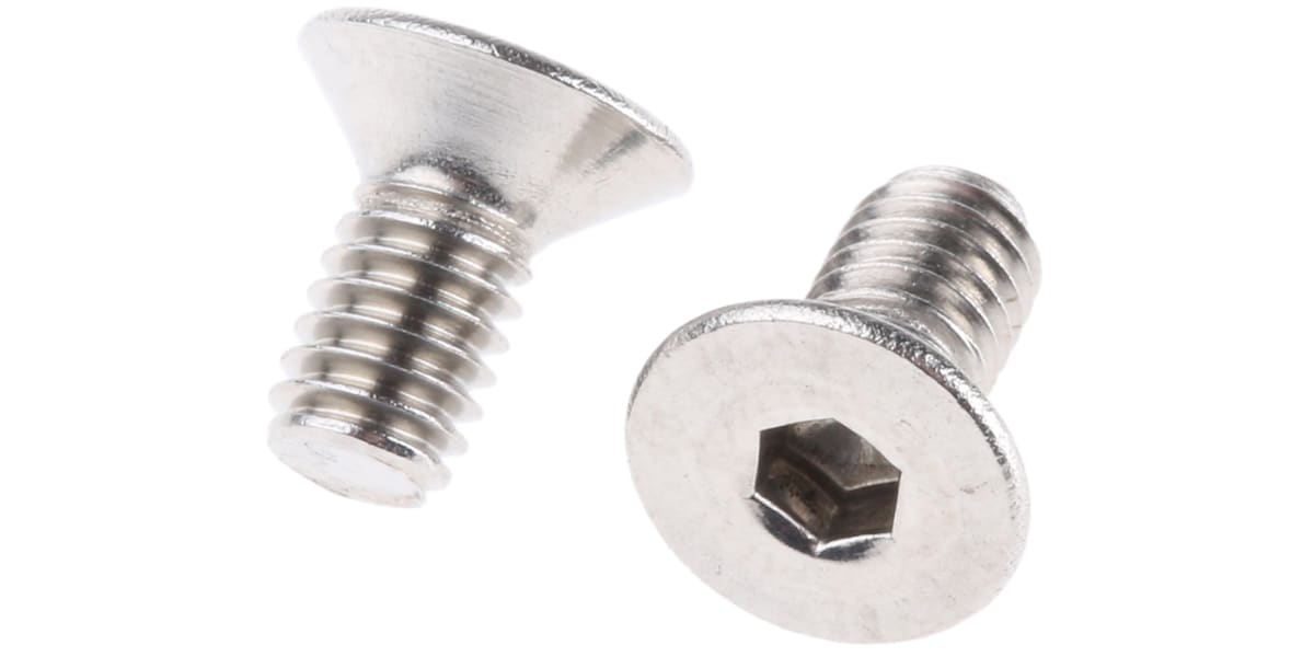 Product image for A4s/steel hex skt csk head screw,M8x35