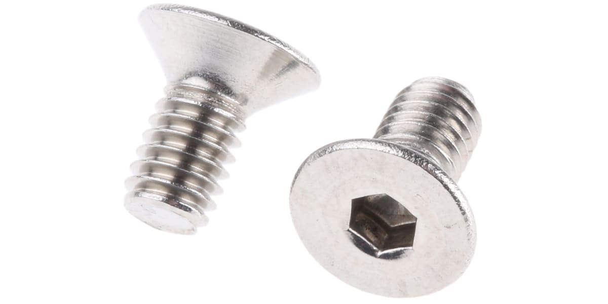 Product image for A4s/steel hex skt csk head screw,M10x30