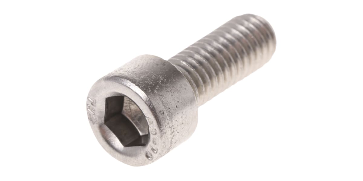 Product image for A2 s/steel hex socket cap screw,M5x8