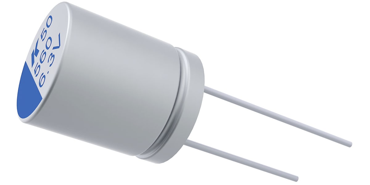 Product image for Polymer Aluminium Capacitor 100uF 25V