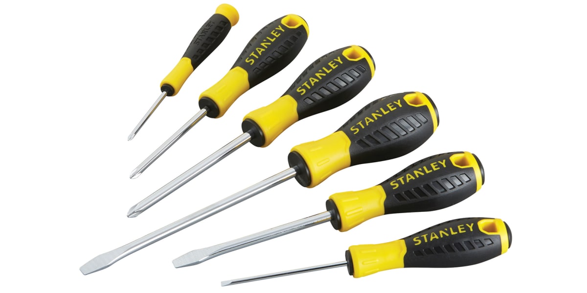 Product image for 6PC ESSENTIAL SCREWDRIVER SET (LARGE)