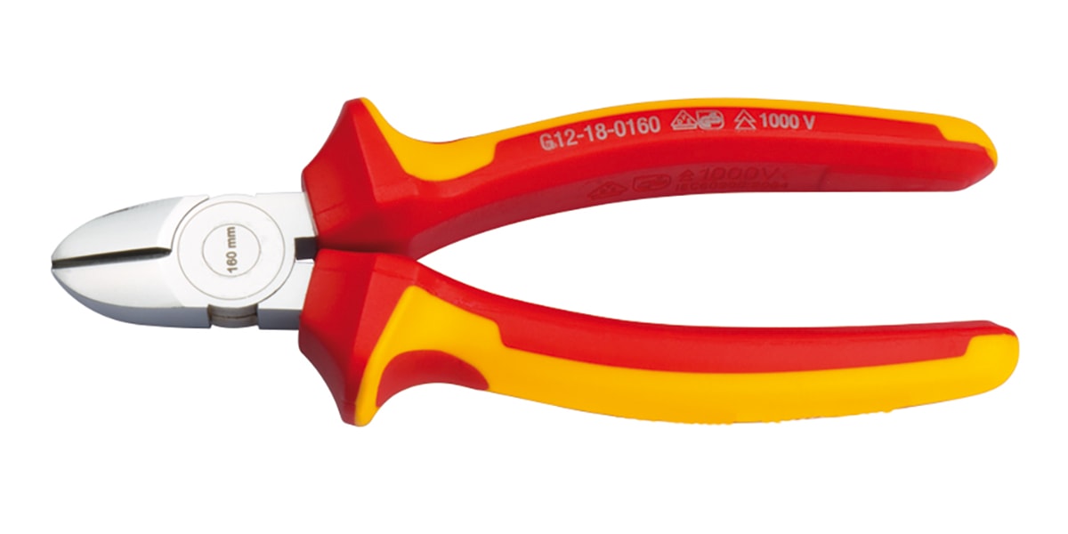 Product image for 180 mm Insulated Diagonal Cutter